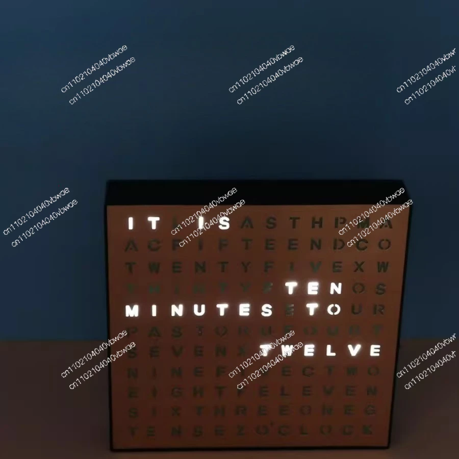 Advanced Office Learning Timing Light Box Electronic Light Box, English Clock