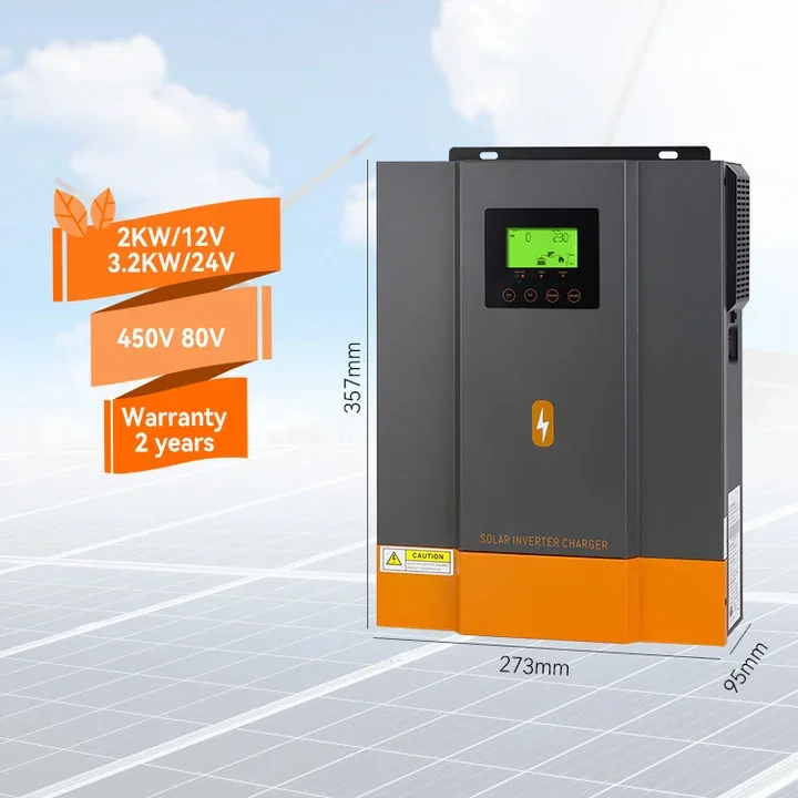 Off Grid 2KW 12V 3.2KW 24V Pure Sine Wave Inverter 220/230Vac Solar Inverter for Off Grid Solar System