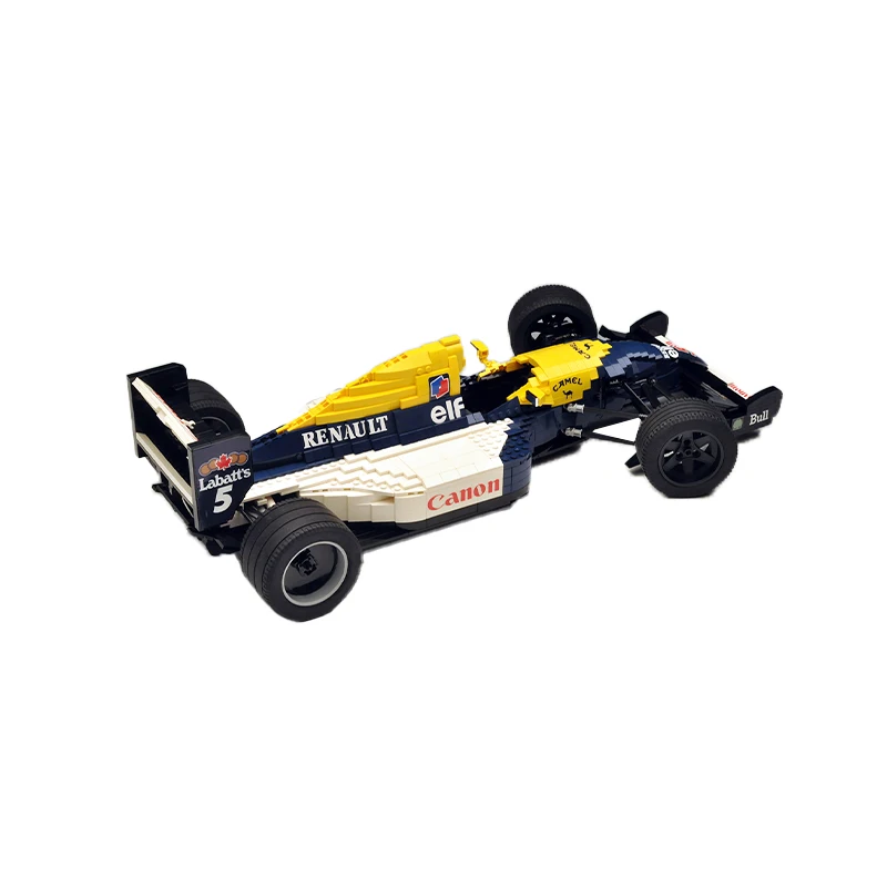 Technical MOC-1236 Williams Fw14B Racing Vehicle Building Block City Speed Champion Sports Car F1 Model Boy Brick Toy Gifts