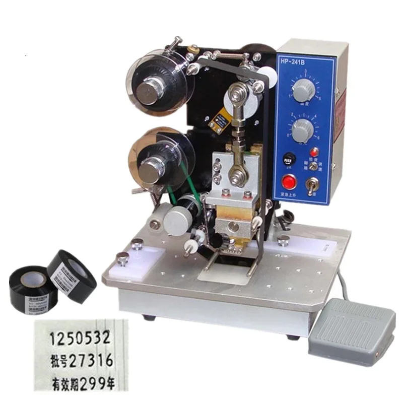 for HP241B hot stamping coding machine batch coder expire date coding machine 110V