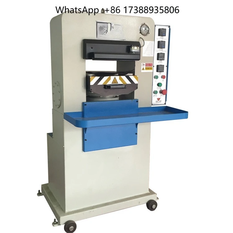 Logo Embossing Machine/leather Logo Embossing Machine Adjustable 350*350mm Automatic Semi-auto HONGGANG 80 Tons 900*950*1500mm