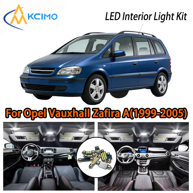 

KCIMO For Opel Vauxhall Zafira A(1999-2005) LED Interior Kit - 2 Colors , Quick Installation, Long-Lasting