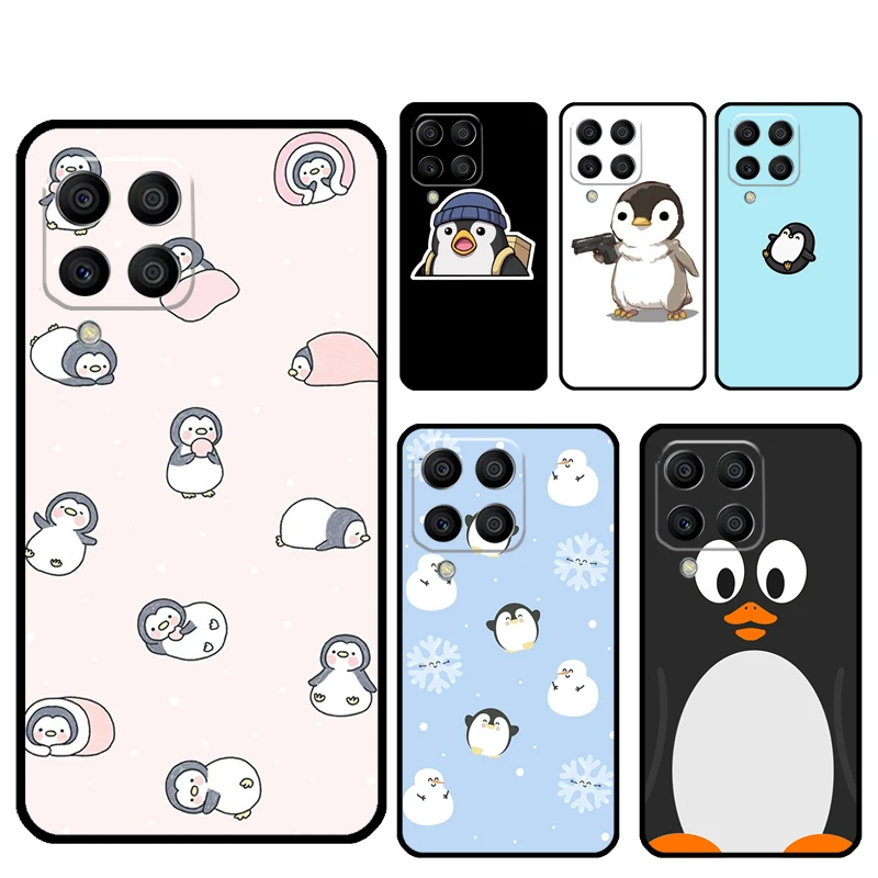 Cartoon Penguin For Samsung Galaxy M23 M12 M13 M14 M15 M35 M55 M34 M54 M33 M53 M31 M11 M32 M52 M06 M16 Case