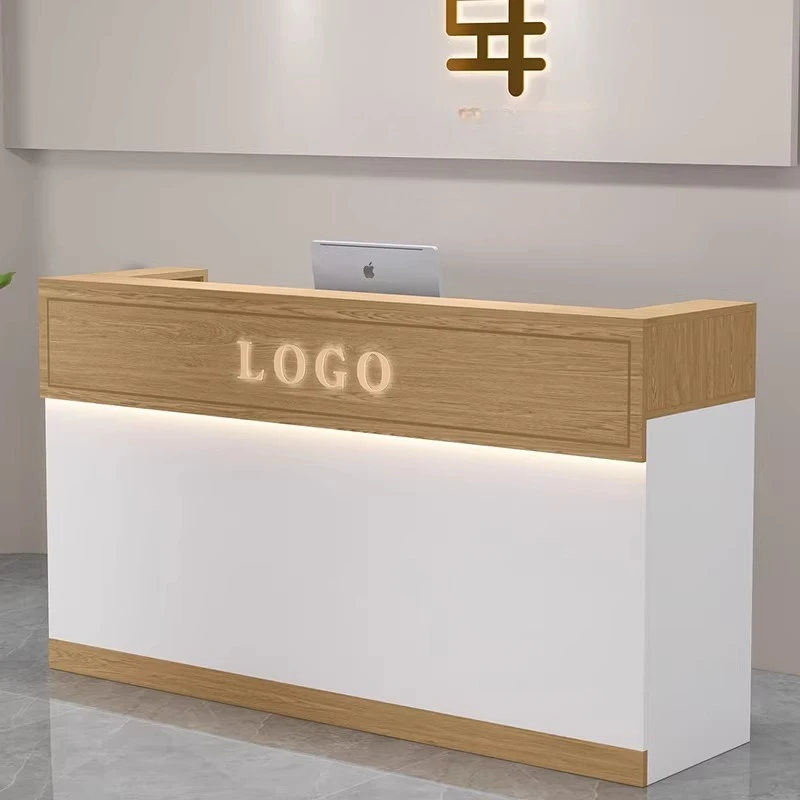 Luxury Business Reception Desk Service Front Modern Reception Desk Elegant Office Hairdresser Mesa De Centro Corner Furniture