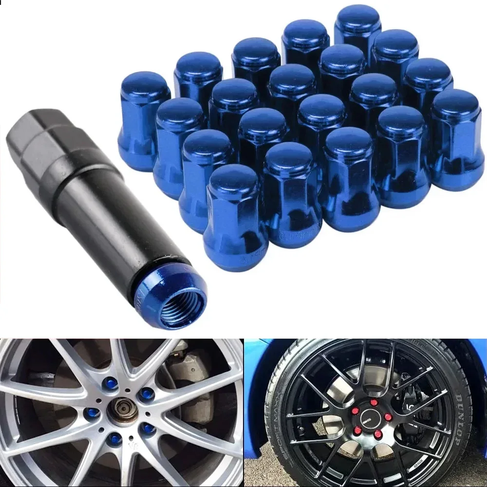 

20pcs Car Lug Wheel Nuts Screw M12x1.5/1.25 Lug Nut 32mm Universal Steel Racing Wheel Lug Nuts For Nissan Infiniti Subaru Suzuki