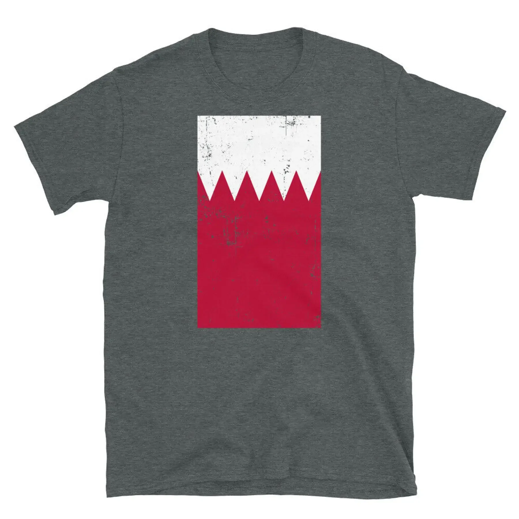 

Bahrain Middle East Manama Distressed Flag Short Sleeve Unisex T Shirt