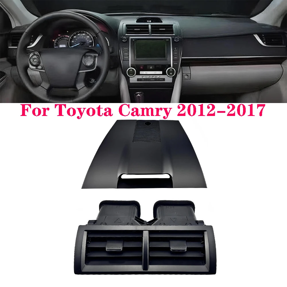 

1 шт. накладка на центральную консоль, решетка воздуховода кондиционера для Toyota Camry 2012-2017, воздуховод приборной панели автомобиля