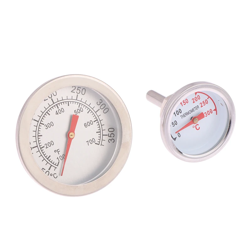 Professional Cooking Accessory 0-300℃ Bimetal BBQ Thermometer For Grill Oven Sealed Probe Temperature Detector