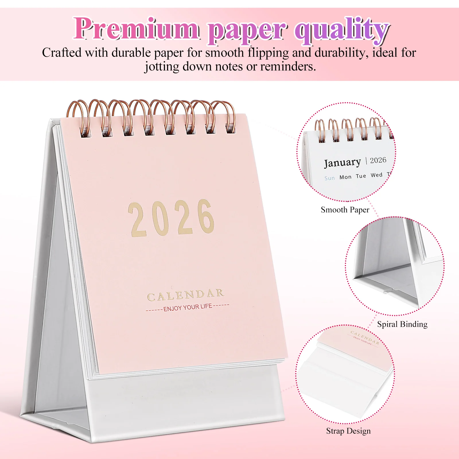 

Мини-настольный календарь 2026, компактный перекидной настольный календарь для домашнего офиса, прикроватный настольный планировщик расписания, небольшое пространство