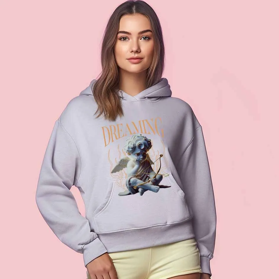 Darkness Wings Gothic Art Dynamic Statue Streetwear Design TransfersThermal Transfer for Clothes Bright Colors DIY Craft