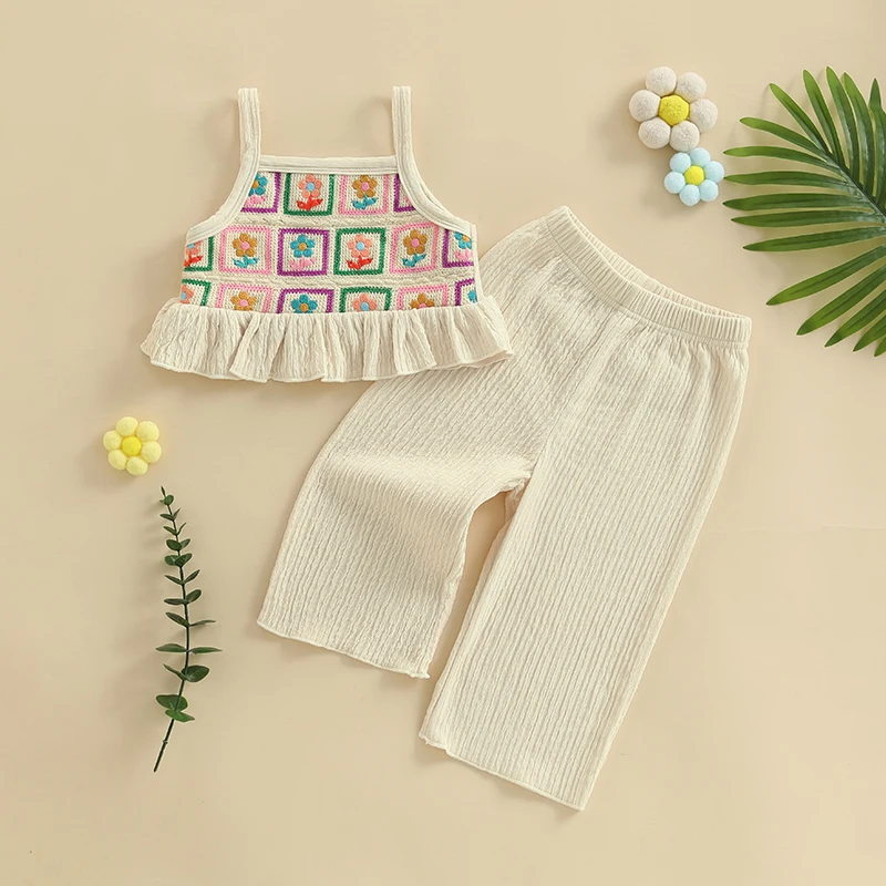 Floral Ruffle Baby Girl Set 2