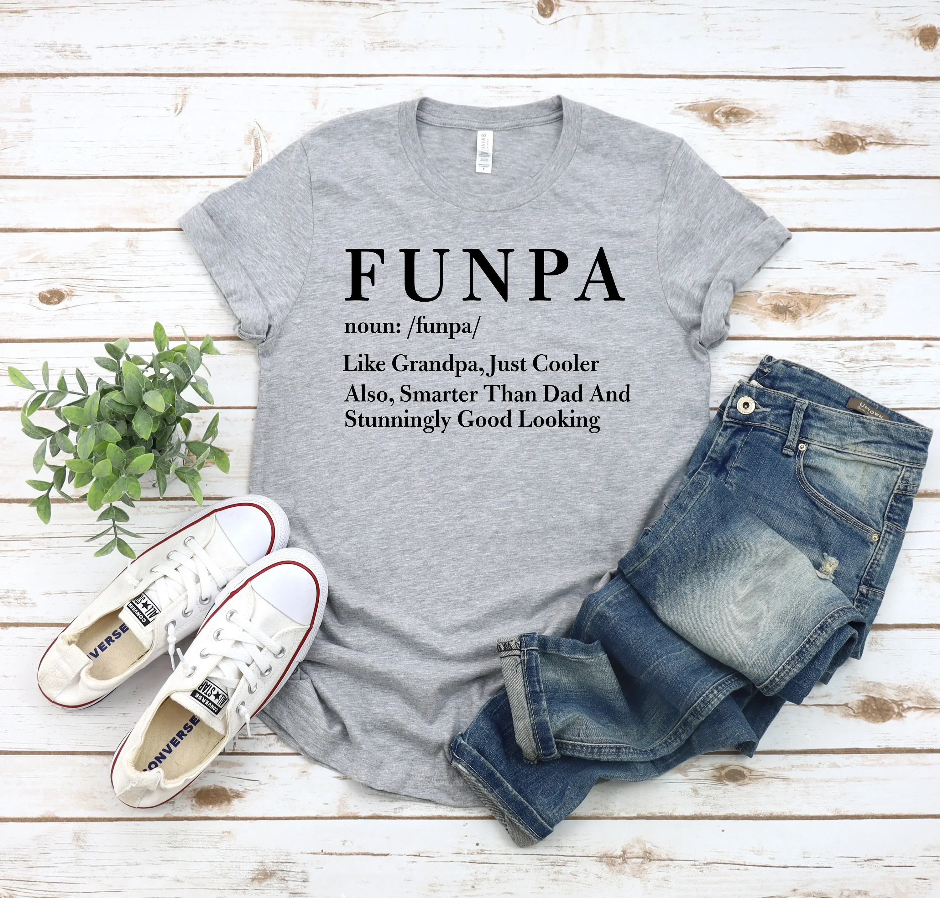 Funny Grandpa T Shirt Funpa Definition Cool For Grandfather New Fathers Day