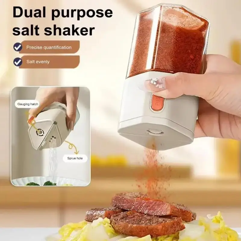 Pre-mixed Salt Dispenser Kitchen Seasoning Jar Cumin Sprinkler Airtight Moisture-proof Seasoning Dispenser