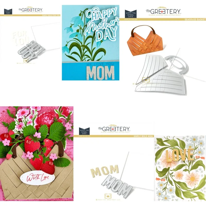 Sea Grass Basket Plants Metal Cutting Dies New Arrival 2026 DIY Molds Scrap Booking Paper Making Die Cuts Crafts Template 2026