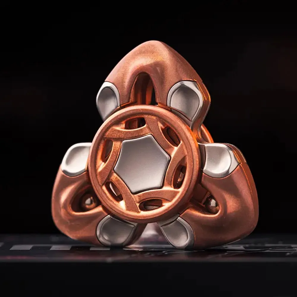 CHIMAGO EDC serpent Zirconium Fidget Spinner Fidget jouets pour adultes trois lames Fidget Spinner soulagement de l'anxiété Gadgets