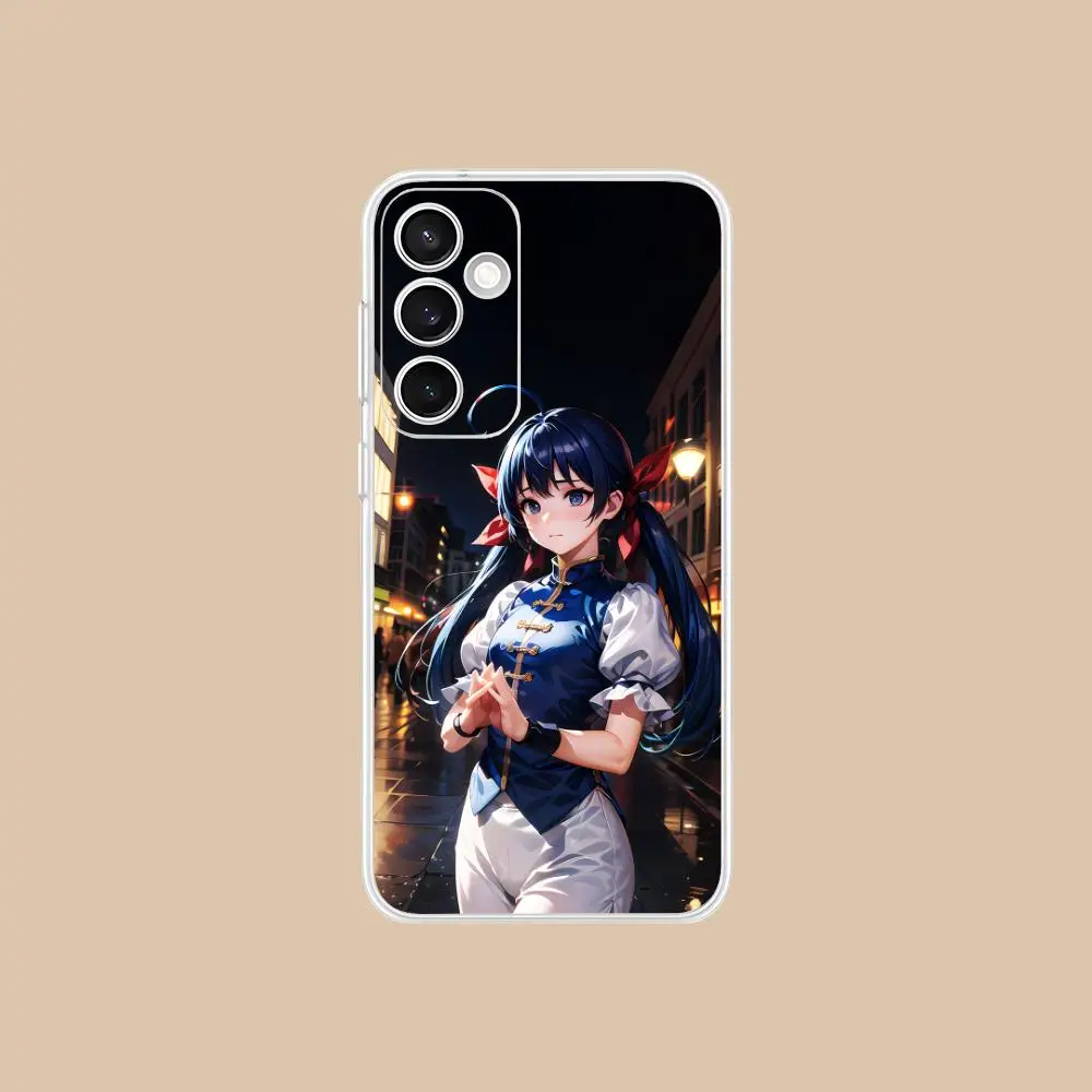 Чехол для телефона Fatal Fury Hotaru Futaba для Samsung Galaxy S25 S24 S23 S22 S21Plus FE Ultra Clear Color Cover Роскошный смартфон