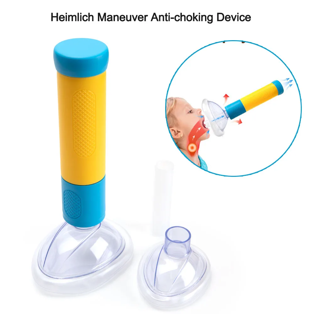 Heimlich Maneuver Anti-choking Rescue Device Anti Asphyxia Face Mask Emergency Home Rescue Adults & Child First Aid Kit