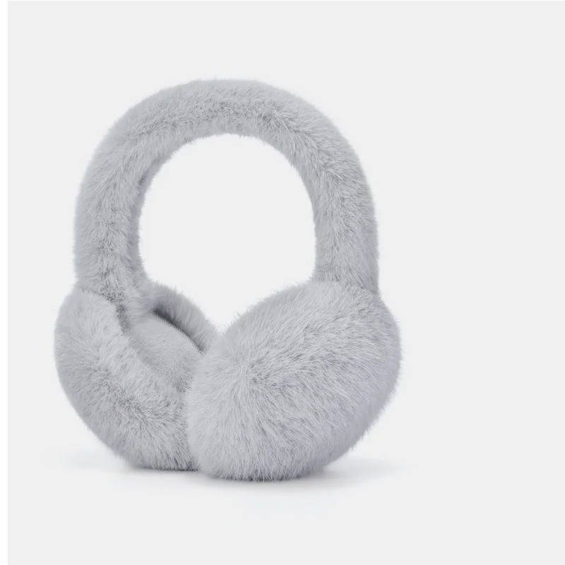 2025 New Winter Ear Muffs for Women - Foldable Plush Ear Warmers Windproof & Thermal Ear Covers for Cycling/Skiing/Outdoor