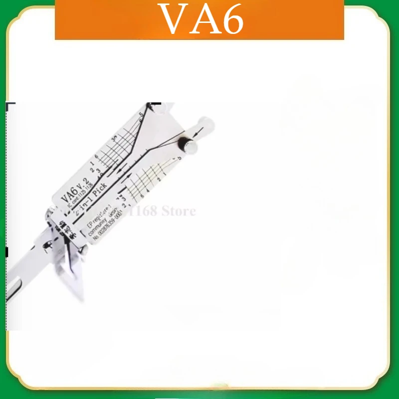 

Lock Pick VA6 Lishi Picking Tools Car Door Open for PEUGEOT for TOYOTA for CITROEN for RENAULT for VAUXHALL/OPEL for NISSAN