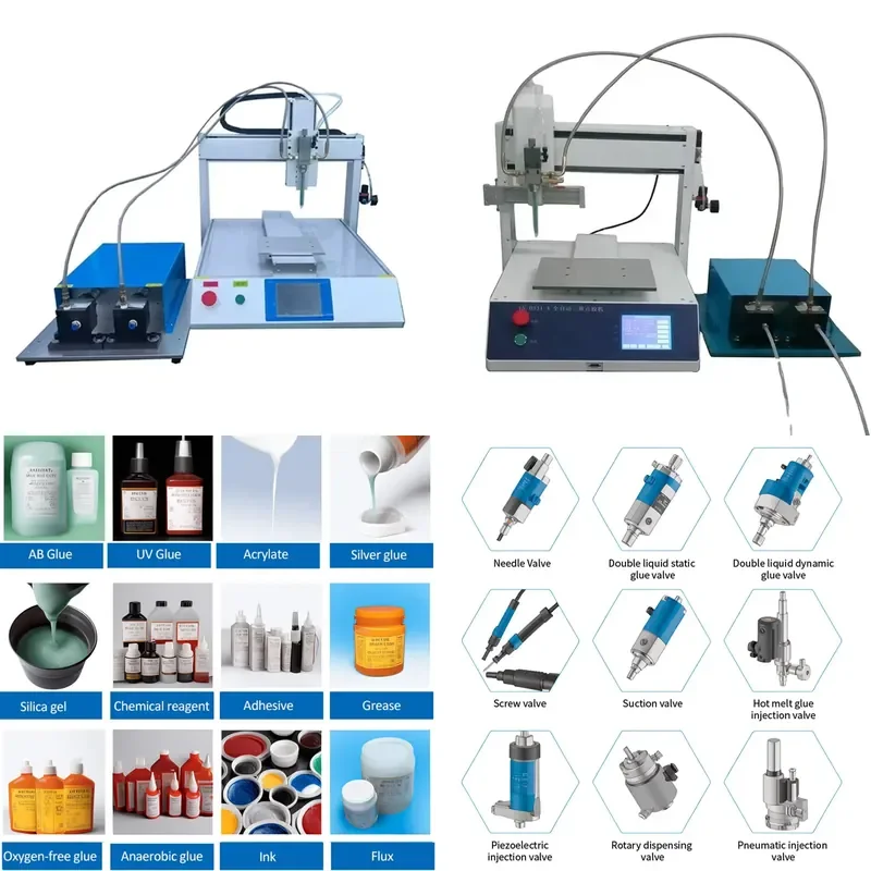 for Hot Products 100cc Syringe Anaerobic Special Robot Thermal Automatic Smt PVC Edge Sticker Machine
