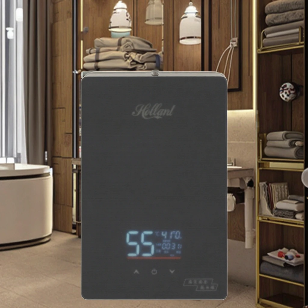 

Мини-электрический безрезервуарный мгновенный водонагреватель, простая установка для дома на колесах, отеля, бытового автомобиля с пластиковым корпусом