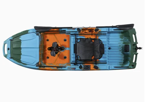 Roller-molded kayak splicing boat single Kajak ten-foot single fishing boat live fish cabin Kajak splicing boat