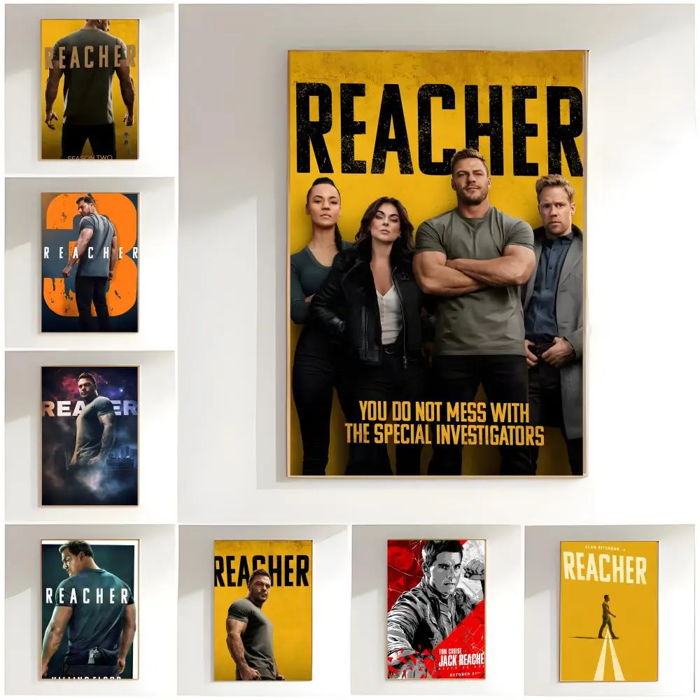 Reacher Poster Classic Wall Art  Home Decor  Peel and Stick Unframed