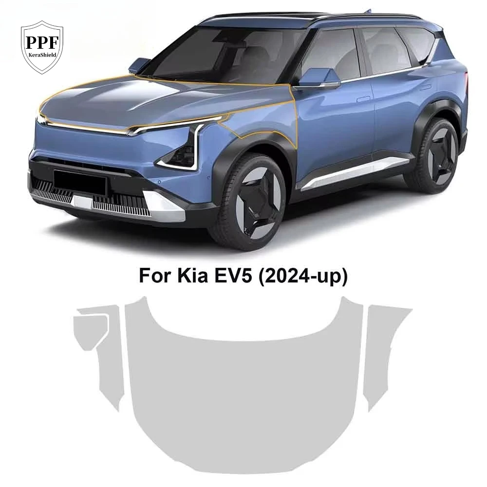 

Matte Clear Cover For KIA EV5 2024 2025 Pre-cut PPF TPU Paint Protection Film Resistant Car Body Anti-Scratch Full Wrap Sticker