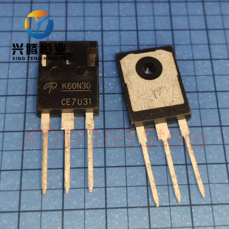 5PCS/lot AOK60N30 AOK60N30L K60N30 60N30 TO-247 60A 300V N-Channel MOSFET integrated circuit