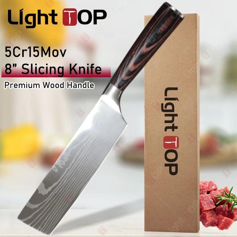 

7-inch Slicing Knife Stainless Steels Vegetable Cutter Chopping and Cutting Multi-Purpose Kitchen Knife Fruit Slicing Knife