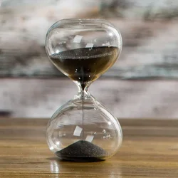 5/10/15/30/60 Minutes Hourglass Sand Timer Time Management Tool Creative Glass Hourglass Ornaments Desk Home Decorative Toys