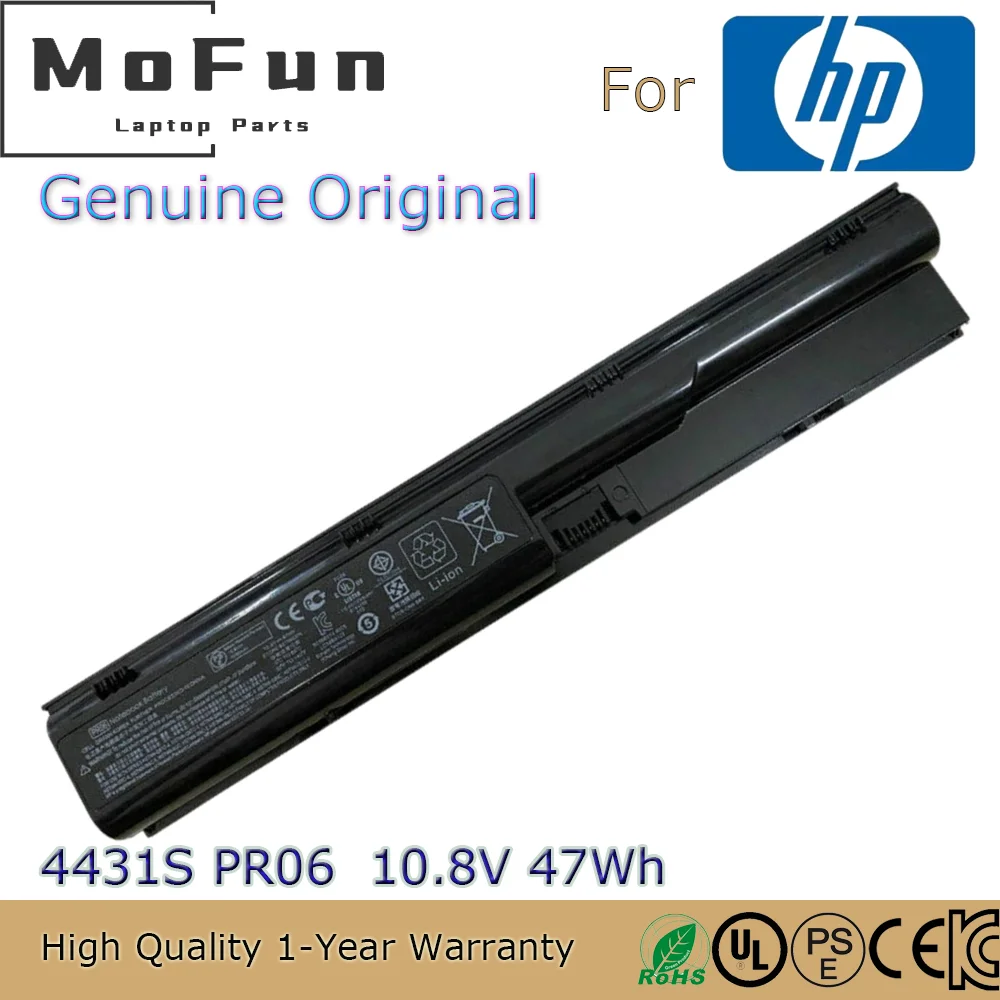 Brand New Original PR06 10.8V 47Wh Laptop Battery for HP ProBook 4330s 4331s 4430s 4435s 4436s 4440s 4431s 4441s