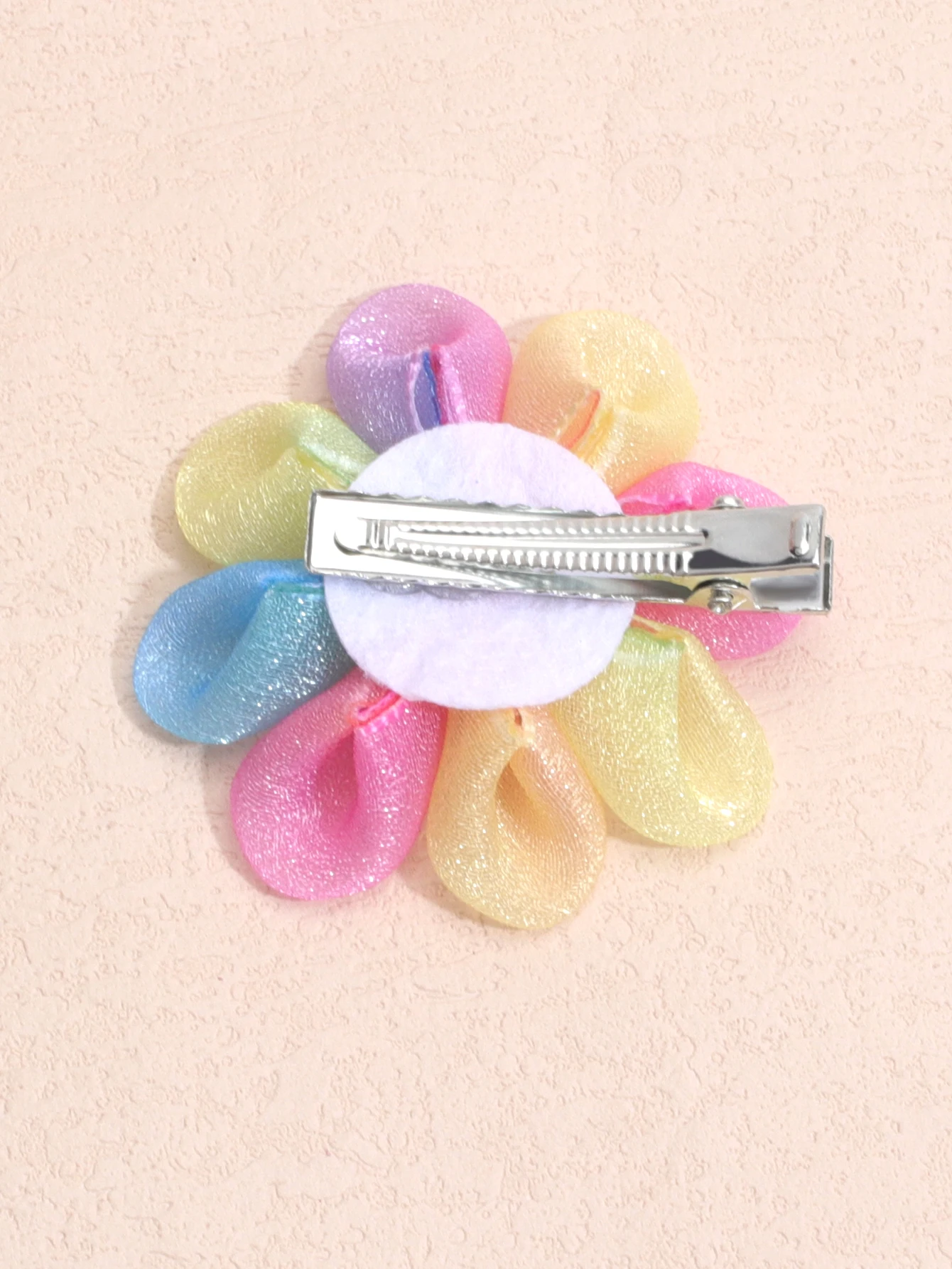 2pcs/set Rainbow Flower Hair Clips For Girls Fashion Sequin Hairpins Children Cute Barrettes Kids Boutique Hair Accessories Gift