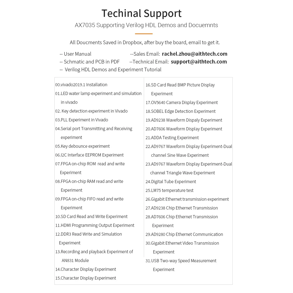 fpga development board ALINX AX7035 XILINX Artix-7 XC7A35T FPGA Board A7 SoMs Evaluation Kits