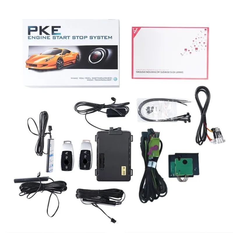 Voeg Auto Keyless Start Stop Systeem Voor Mercedes Benz Cla Glk Ml Cls Slk Vito Gla X 156X240 Remote Start En Comfort Entry Systeem