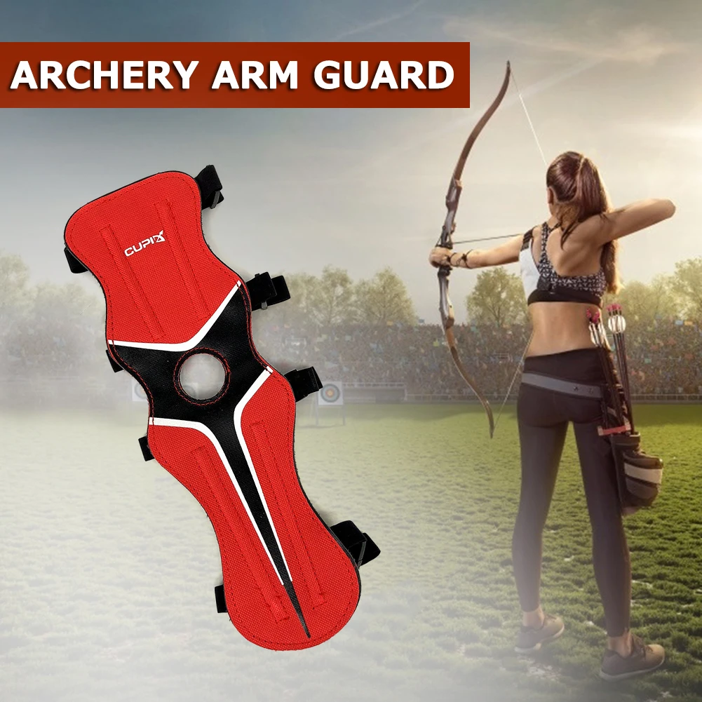 Nylon Arm Guard Gear Archery Bow Arrow Practice Forearm Protector Sleeve