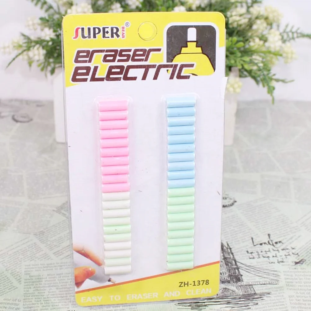 Pencil Eraser Replacement Electric Replacements Refill Refills Coloured Pencils Universal