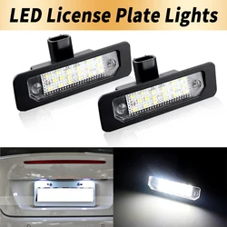 2Pcs Canbus LED License Number Plate Lamp For Ford Mustang 2010 2011 2012 2013 2014 Focus Fusion Flex Taurus Lincoln MKS MKT MKX
