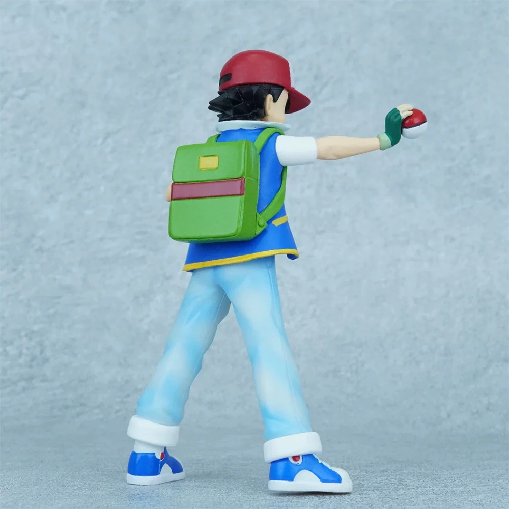 13.5 سنتيمتر أنيمي البوكيمون الرماد كيتشوم الشكل الرسوم المتحركة لطيف نموذج اللعب الهدايا جمع الديكور الحلي الفني بولي كلوريد الفينيل الرماد كيتشوم #5