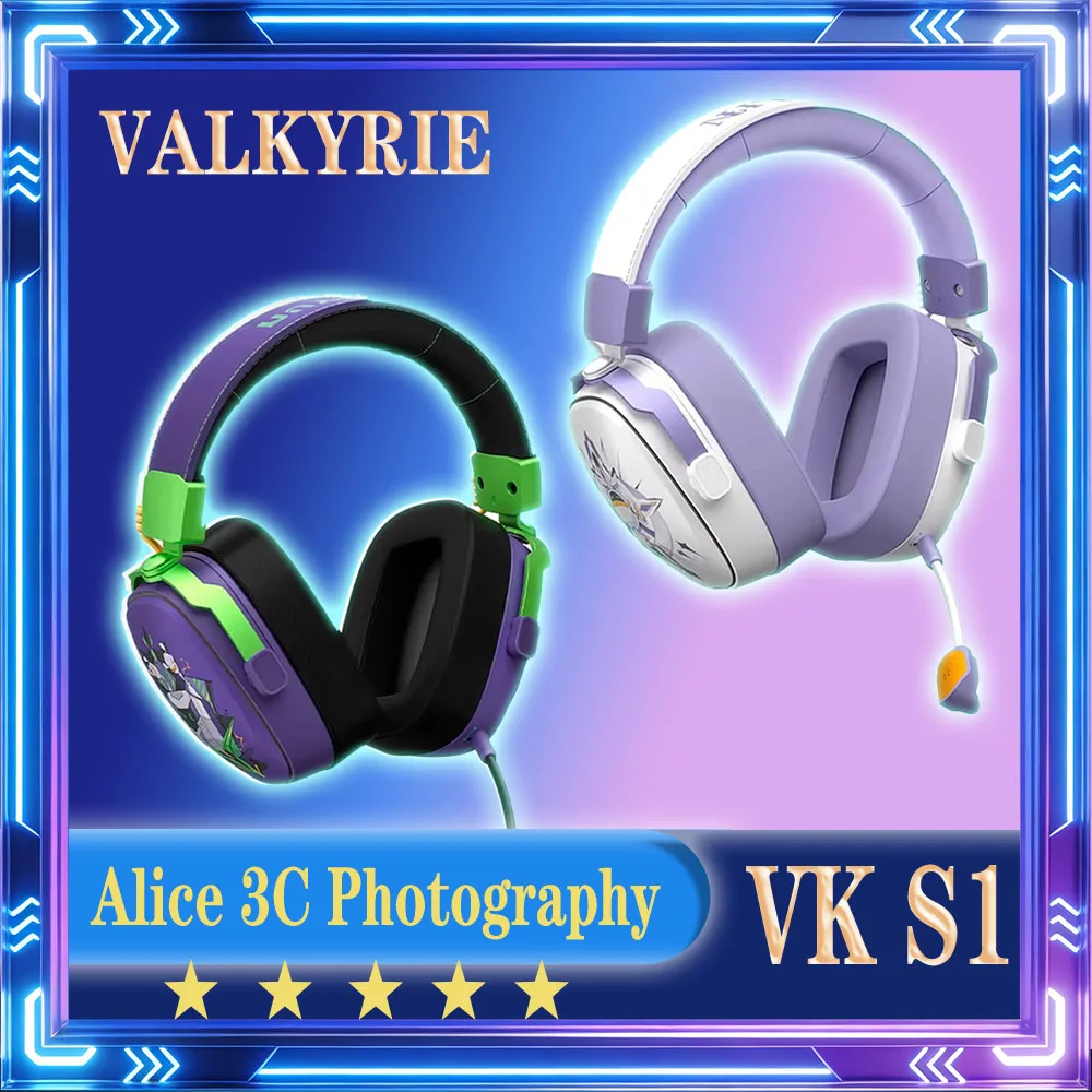 

НОВАЯ Игровая гарнитура VALKYRIE VK S1, трехрежимная беспроводная Bluetooth-гарнитура с низкой задержкой для киберспорта, для ПК и офиса, аксессуары в подарок