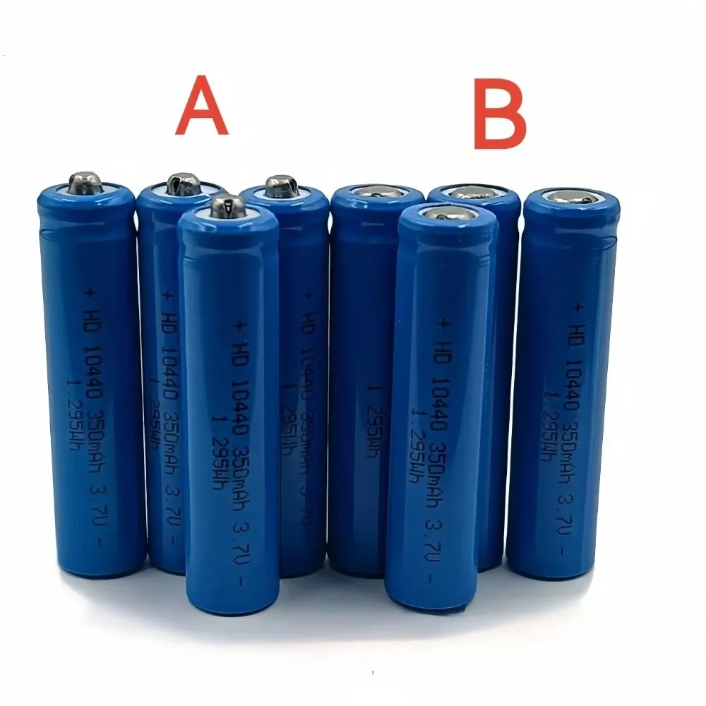 Batteria ricaricabile AAA da 3,7 V Batteria al litio 350 mAh 10440 adatta per strumenti di bellezza e utensili elettrici per rasoio elettrico