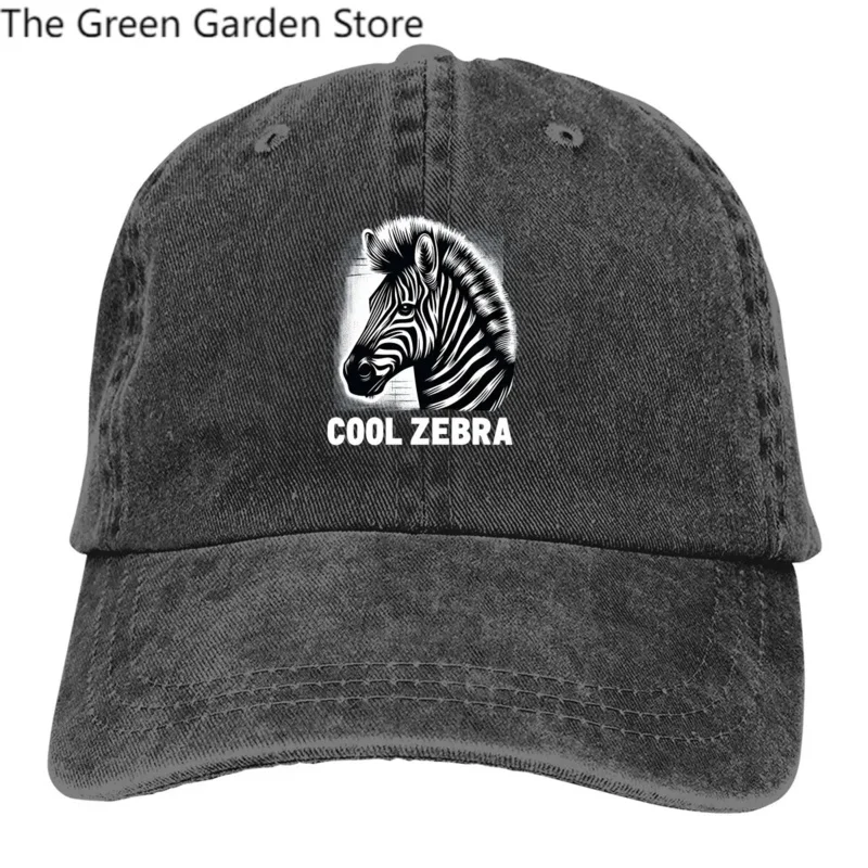 Cool Baseball Cap Men Hats Women Visor Protection Snapback Zebra Animal Caps