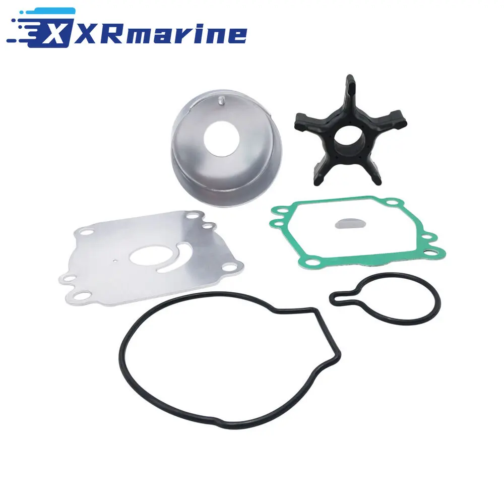 17400-92J00 Water Pump Impeller Repair Kit for Suzuki 2006 - 2009 Outboard DF90 DF100 DF115 DF140 Motor