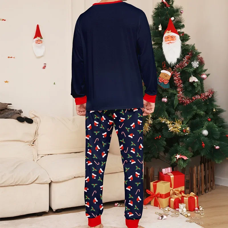 Family Christmas Pajamas Set Clothes Parent-child Matching Pajamas Suit Baby Romper Pjs Soft Sleepwear Xmas New Year Family Look