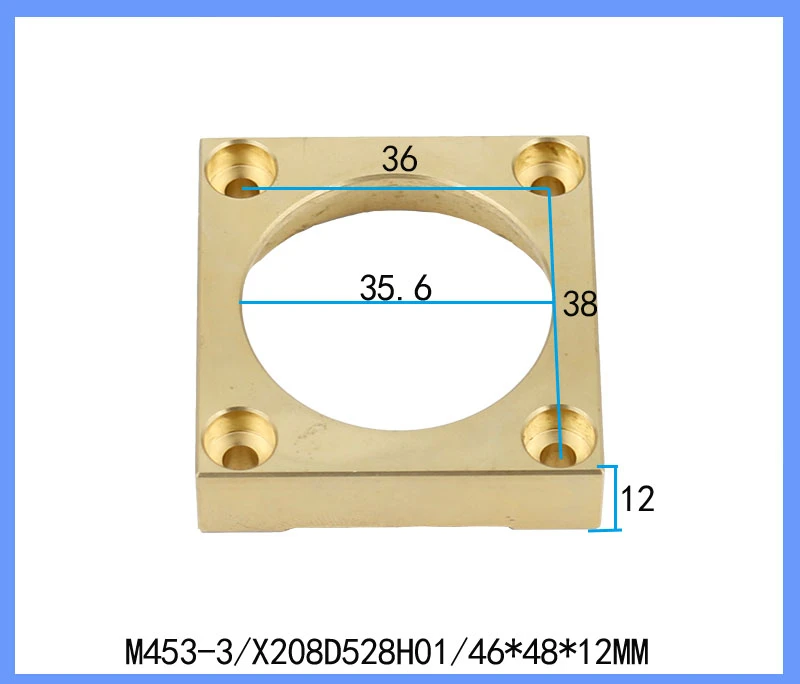 Lower Water Cover FA Lower Water Spray Head Cover Plate M453-3 Slow Wire Accessory X208D528H01