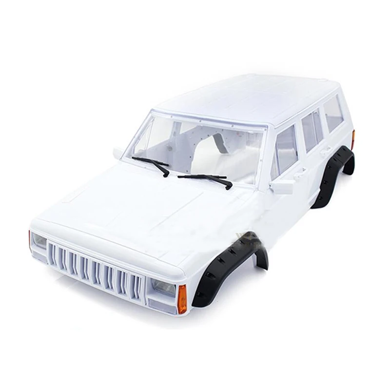 AX 313/ 324 Wheelbase Simulated Cherokee White Car Shell Ready-made Hard Shell for 1/10 RC Crawler Car Traxxas TRX4 DIY Parts