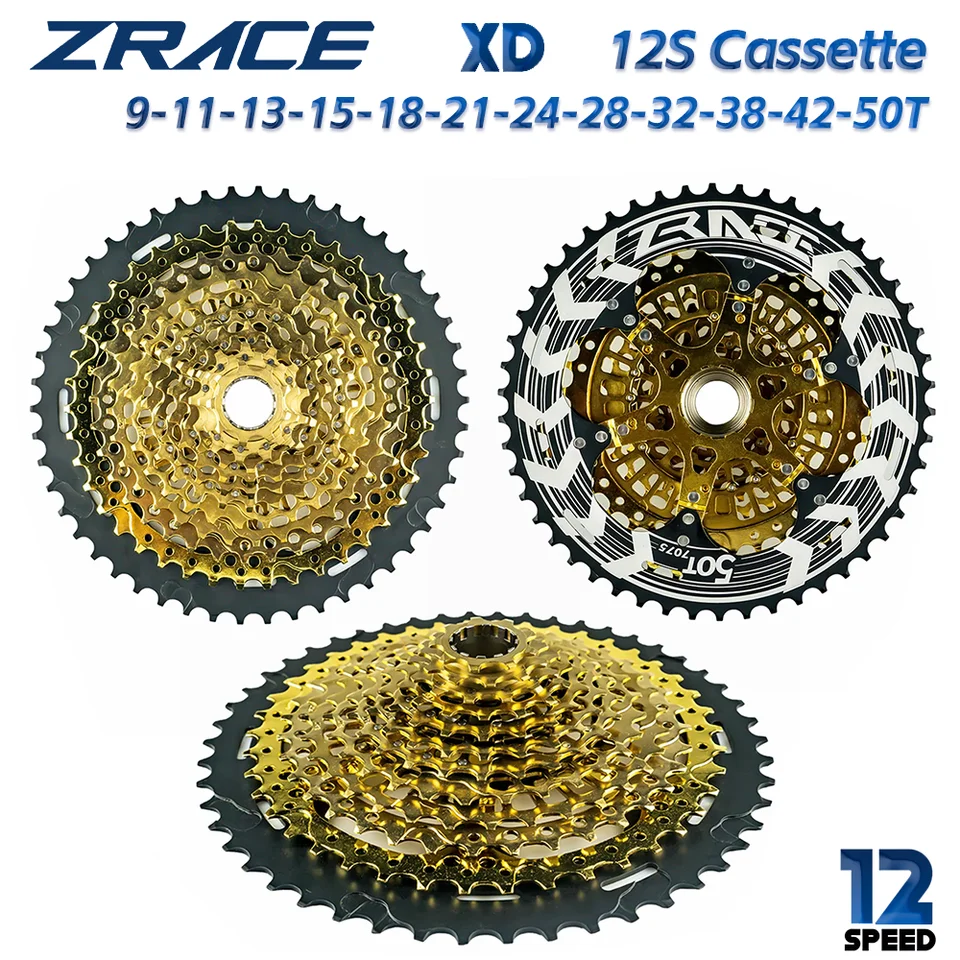 Cassete ZRACE ALPHA Gold 12s XD 12 Velocidades para Bicicleta MTB