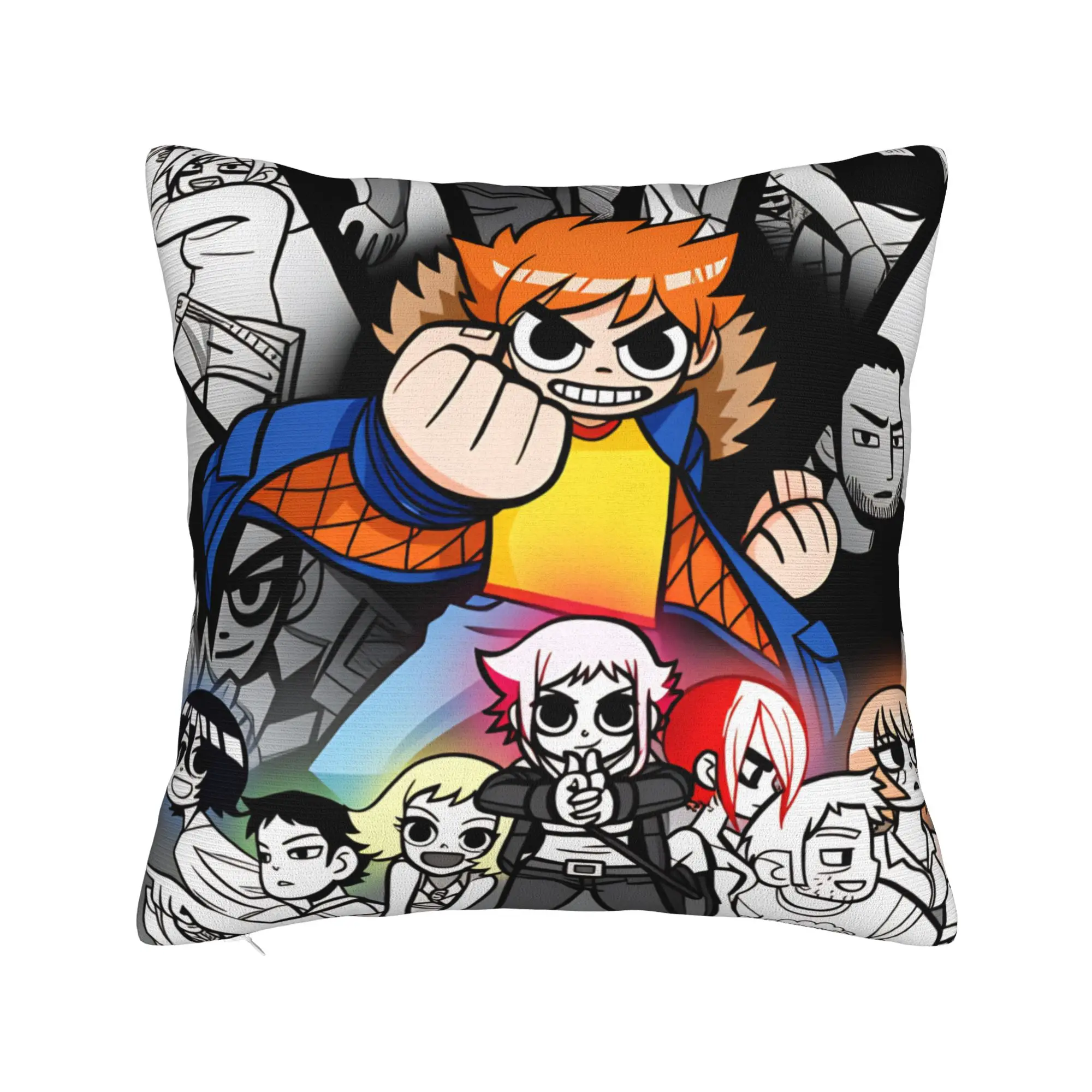 Scott Pilgrim Vs The World Anime Pillow Case  Kawaii Pillow Cover Print Pillowcases For Office Car Home Decor