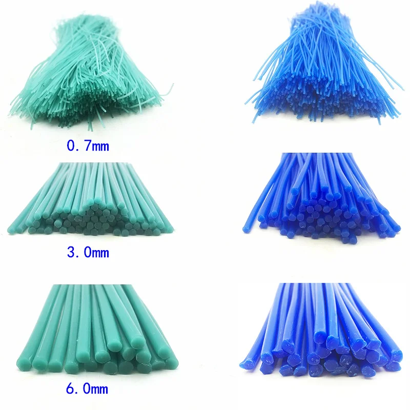 Blue Green Wax Strips for Wax Welding Jewelry and Dental Molding Tools