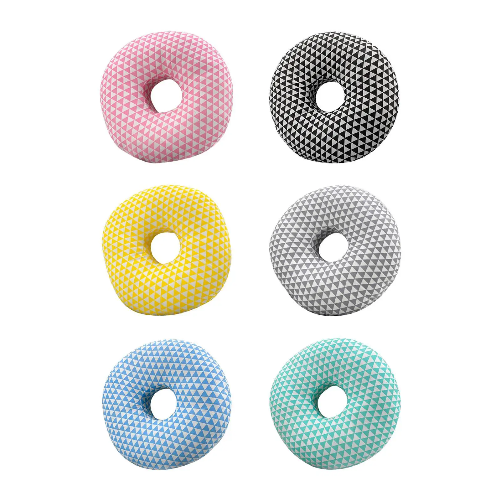 Donut Cushion Ear Piercing Cushion, soft protection, perforated O-shaped